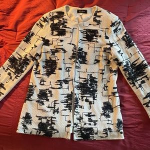 St. John black & white Jacket